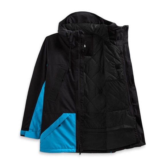 COPY - The North Face Men's Black Blue Goldmill Insulated Ski Parka Jacket size… - Picture 6 of 16